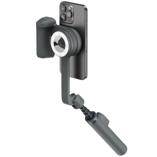 ShiftCam SnapTravel Kit Pro iPhone Selfiestang med kamerautløser og ringlys - Midnatt