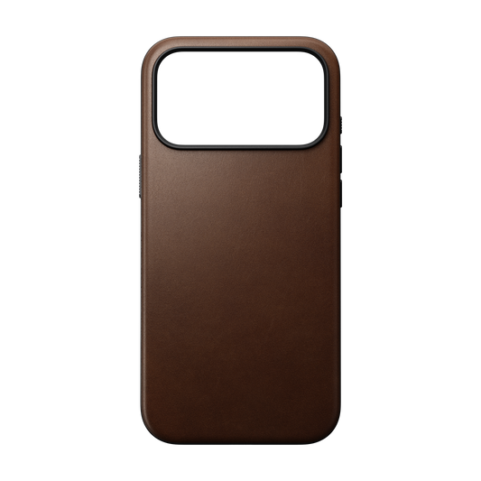 Nomad Modern MagSafe Skinndeksel til iPhone 18 Pro Max - Brun