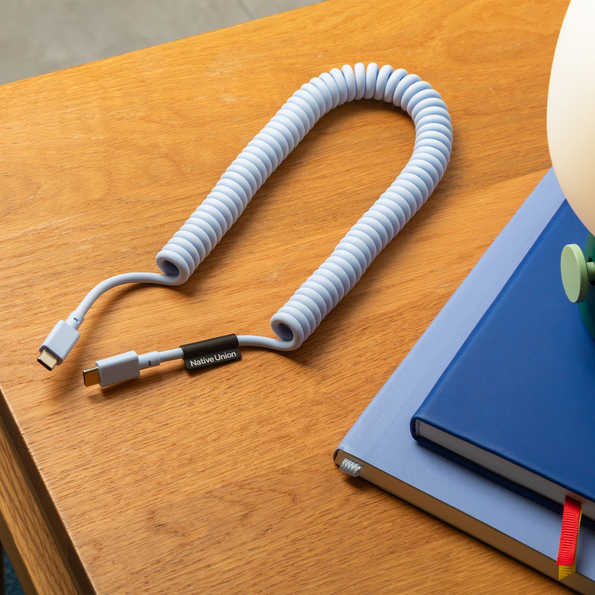 Native Union 2,4m Pop USB-C Ladekabel - Azur