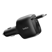 Belkin 75W Billader med uttrekkbar kabel