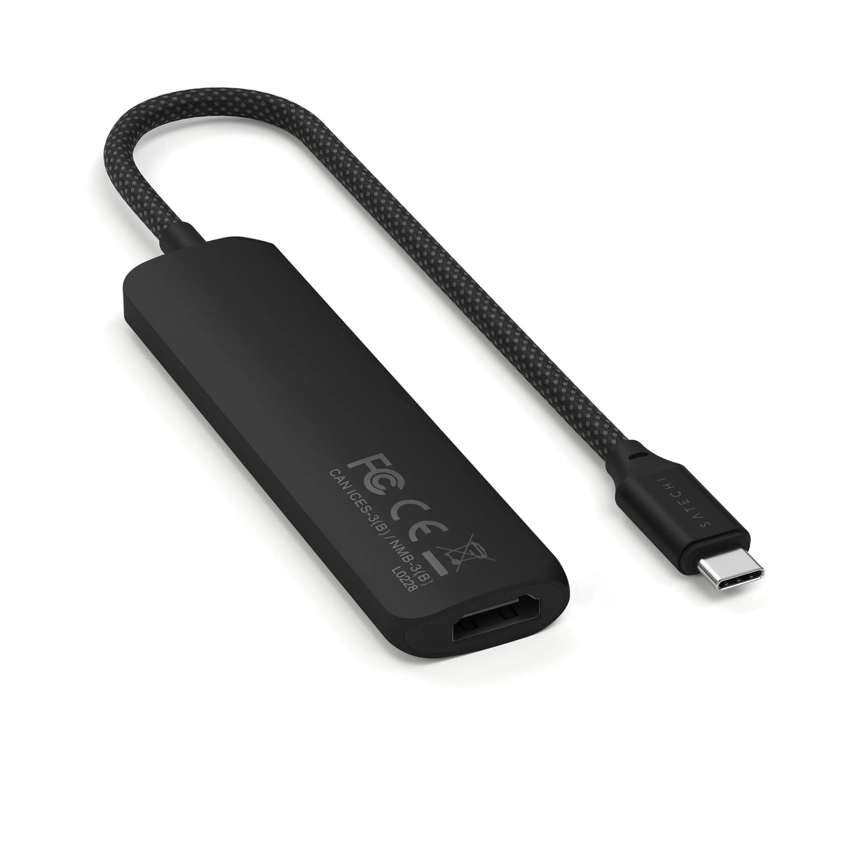 Satechi Slim 4 Multiport Adapter - Svart