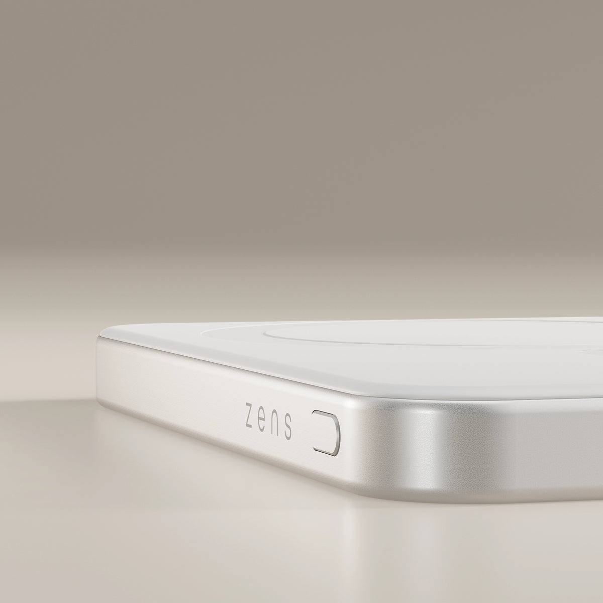 Zens 5000 mAh Magnetisk Powerbank Pro 1 Slim - Hvit