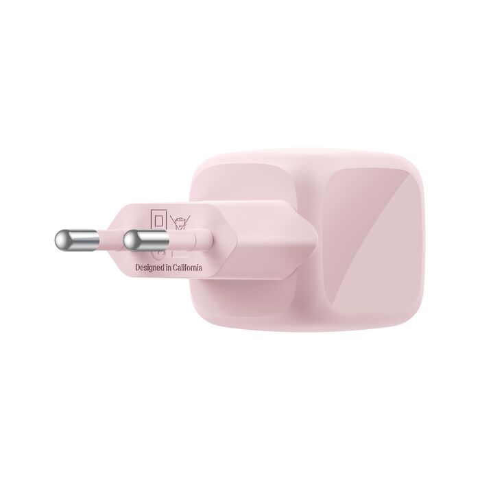 Belkin 30W USB-C PD Vegglader med ladekabel - Blush