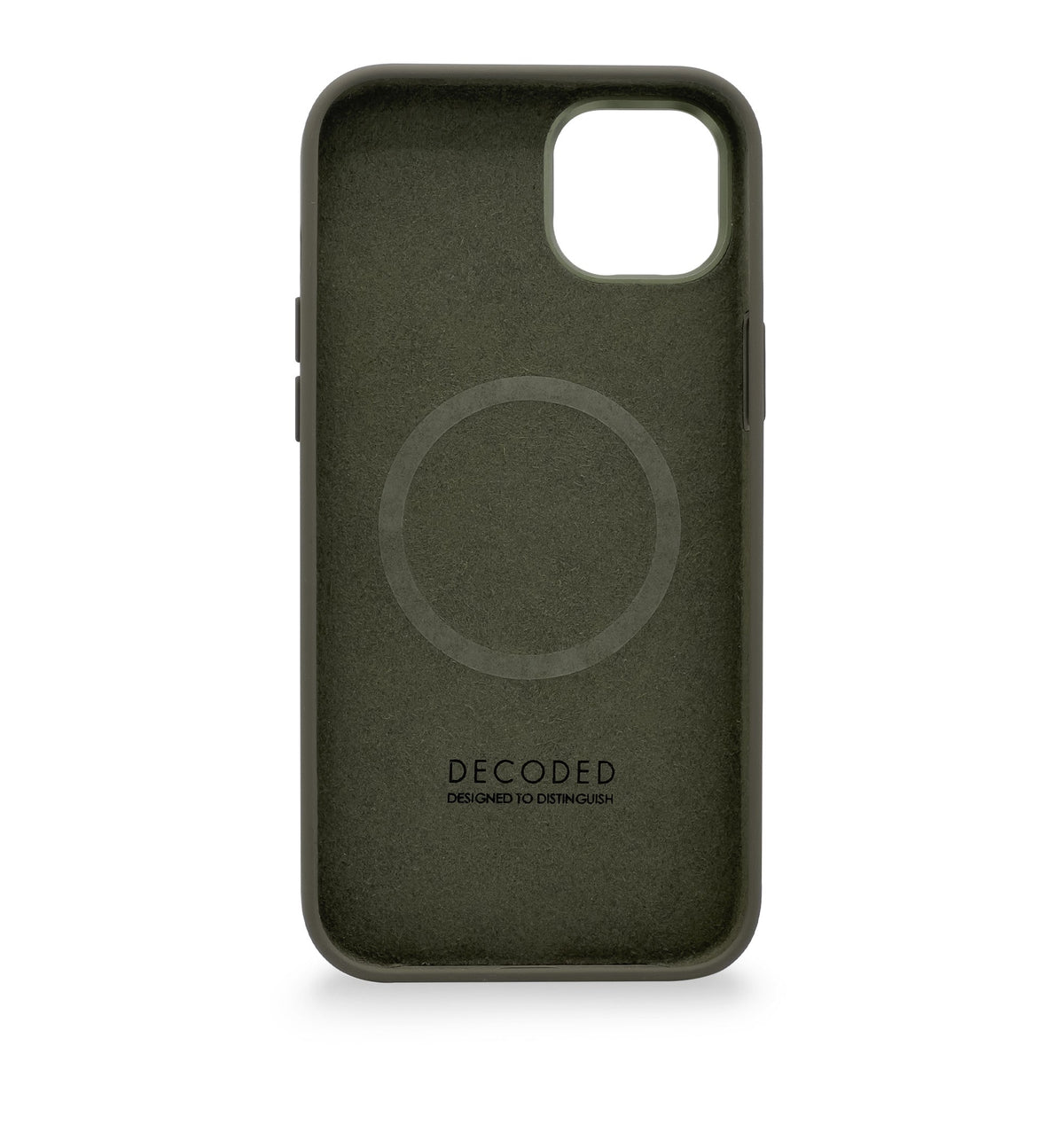 Decoded Silikon Backcover deksel til iPhone 14 Plus - Olive