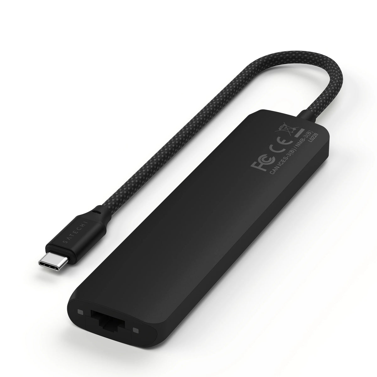 Satechi Slim 7 Multiport Adapter - Svart