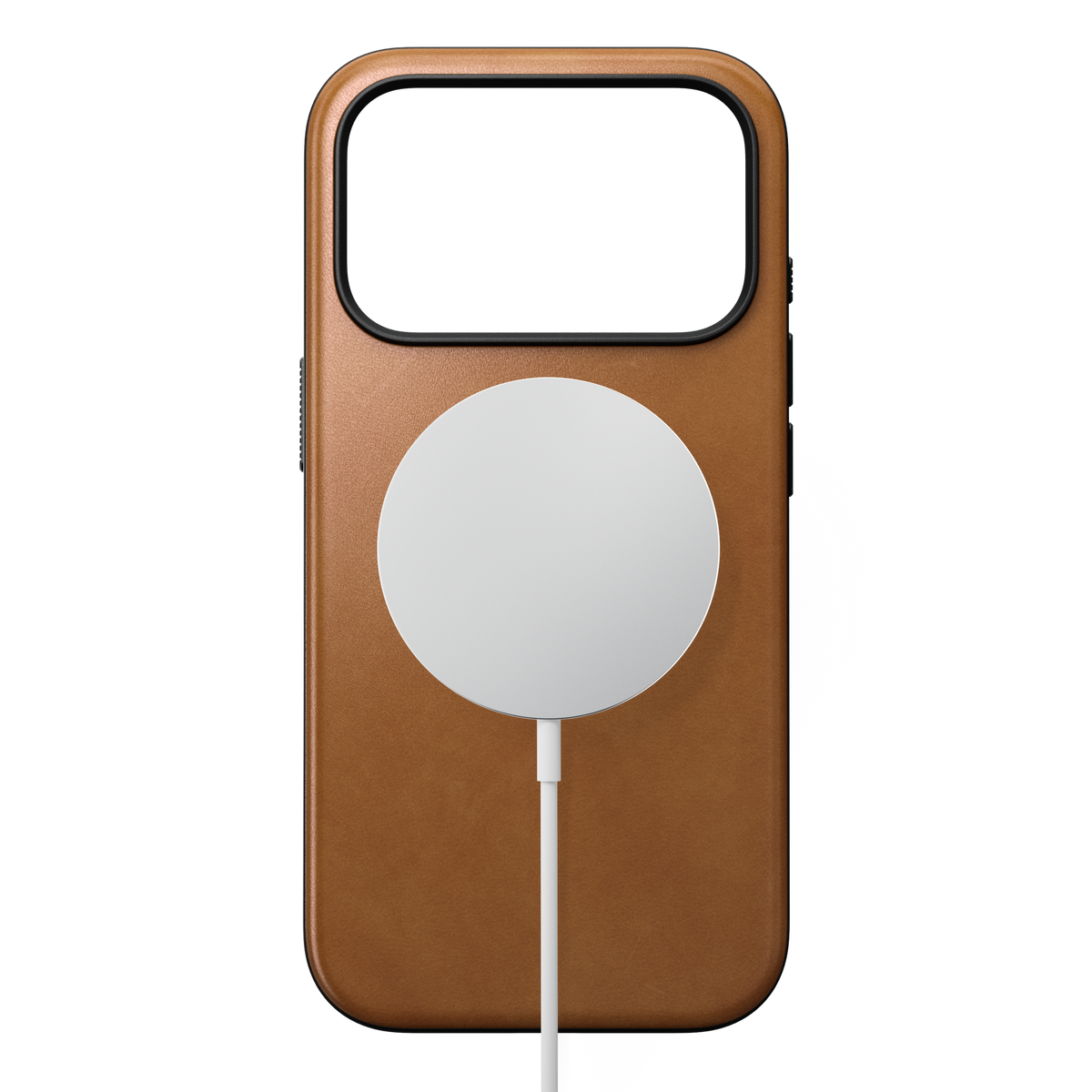 Nomad Modern MagSafe Skinndeksel til iPhone 18 Pro - Lys brun