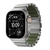 Nomad 49/46 mm Stratos Band Reim - Natural Titanium/Forest