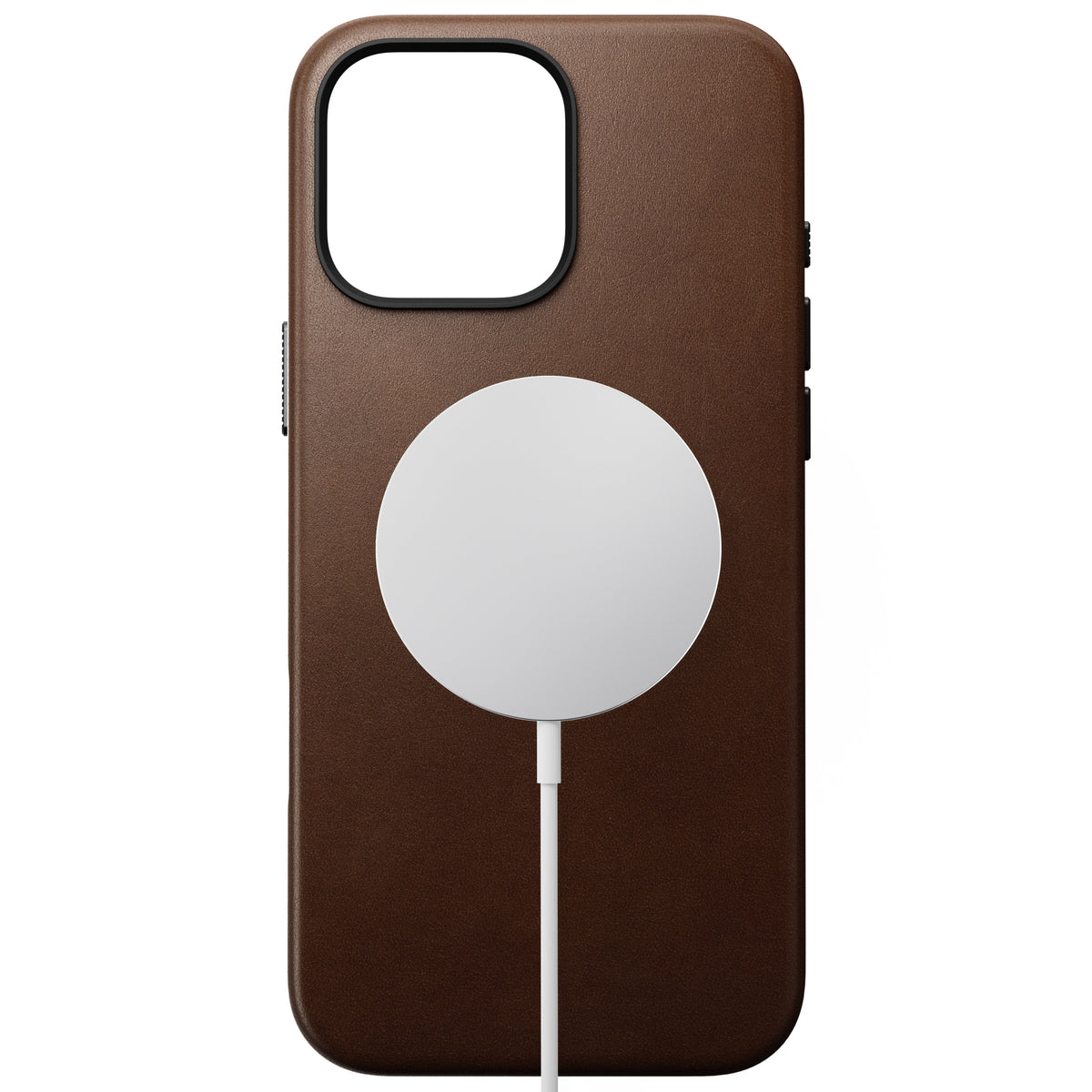 Nomad Traditional Case MagSafe Skinndeksel til iPhone 16 Pro Max - Brun