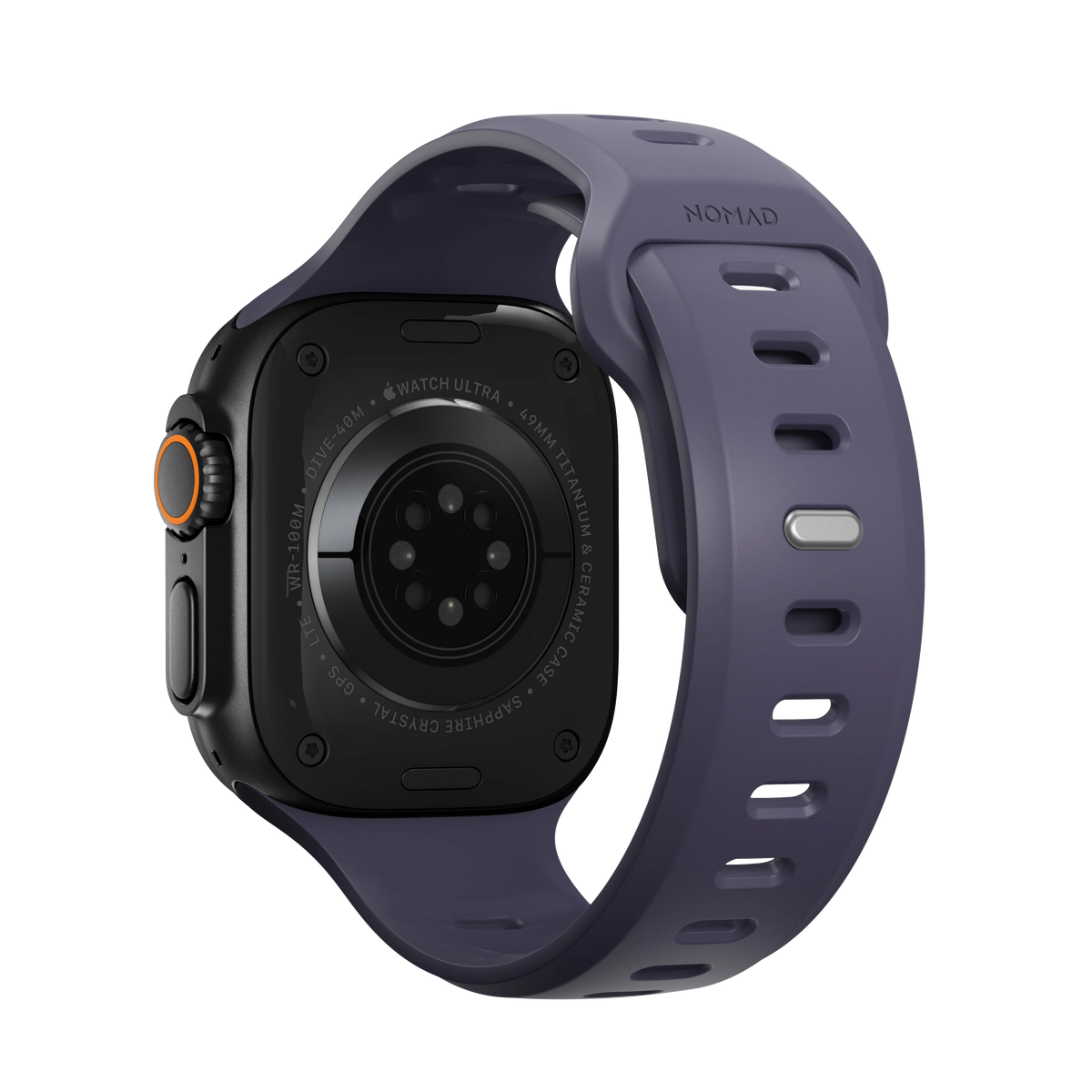 Nomad 49/46mm Tempo Silikonreim - Lilla