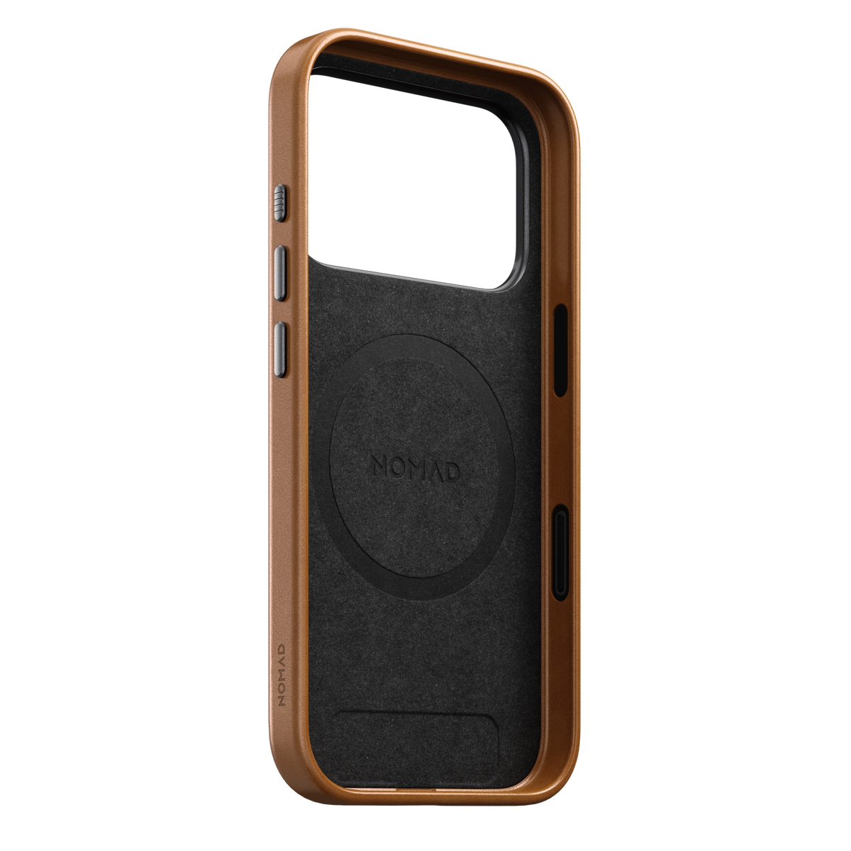 Nomad Traditional MagSafe Skinndeksel til iPhone 18 Pro - Lys brun