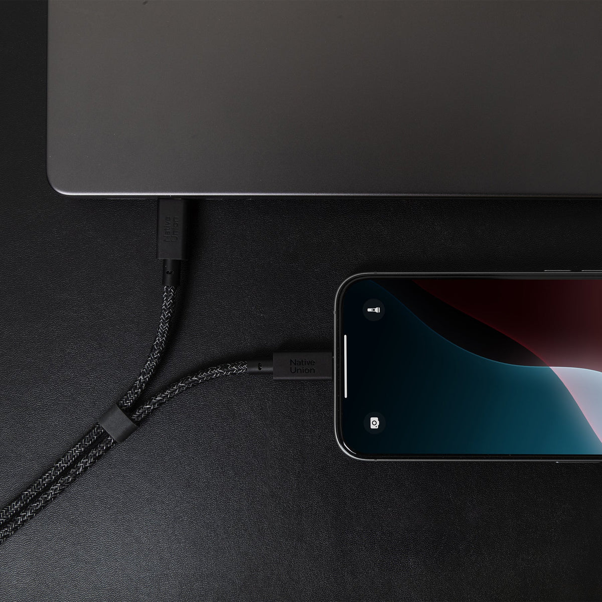 Native Union 2-i-1 USB-C til USB-C ladekabel 2m - Cosmos