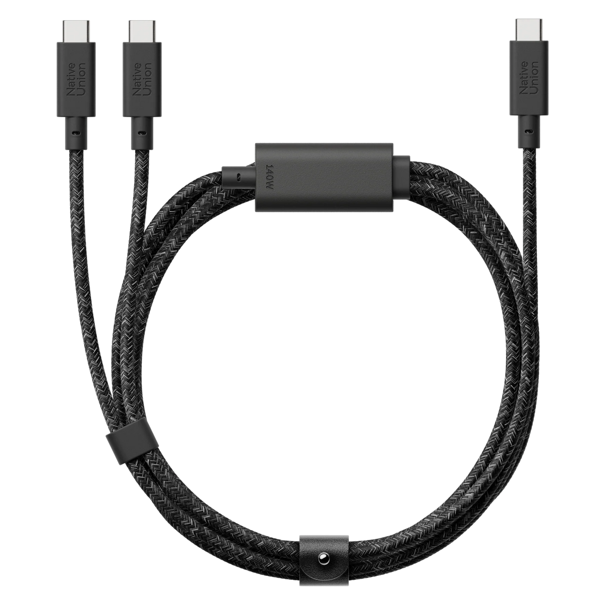 Native Union 2-i-1 USB-C til USB-C ladekabel 2m - Cosmos