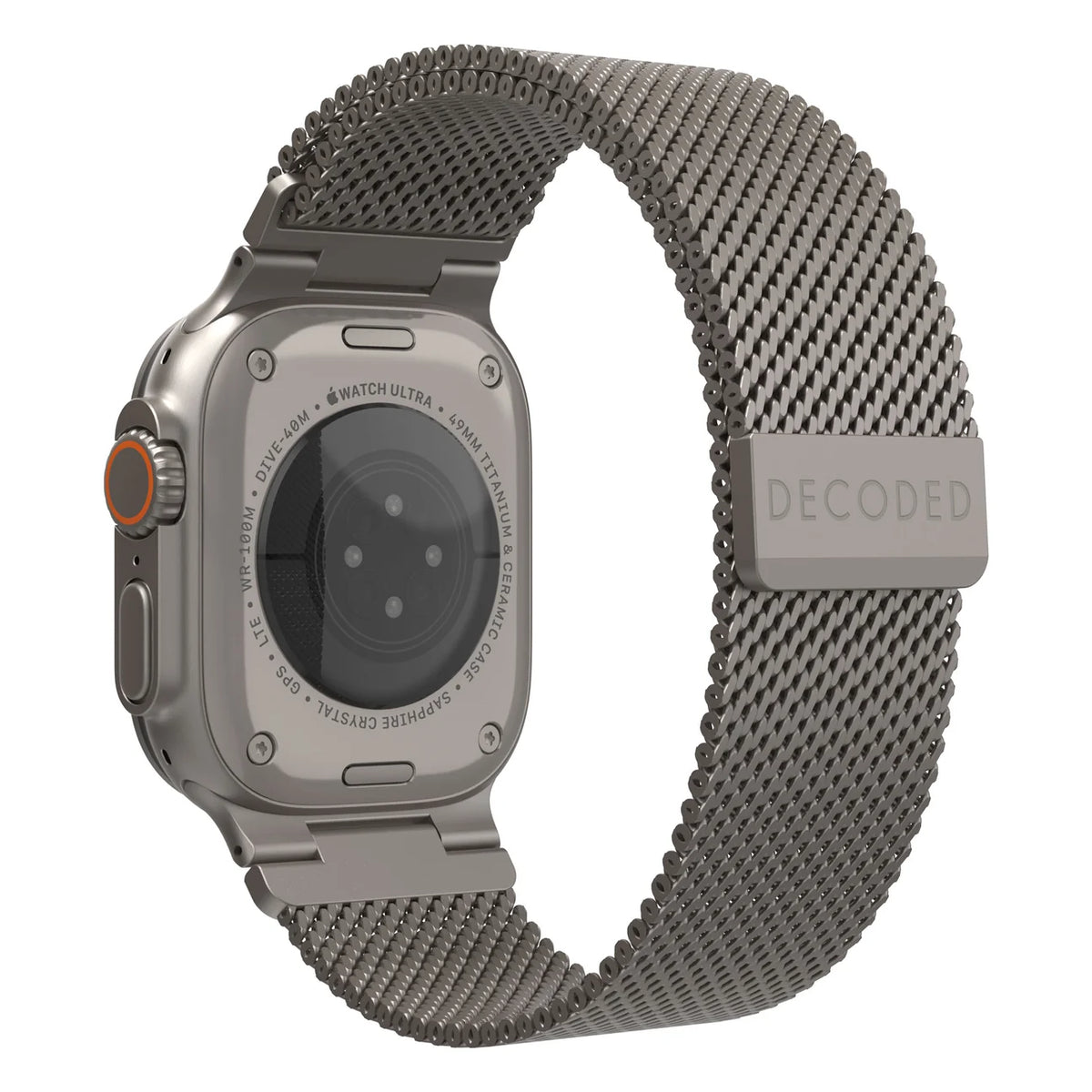 Decoded 49/46 mm Milan Traction Band Reim - Naturlig