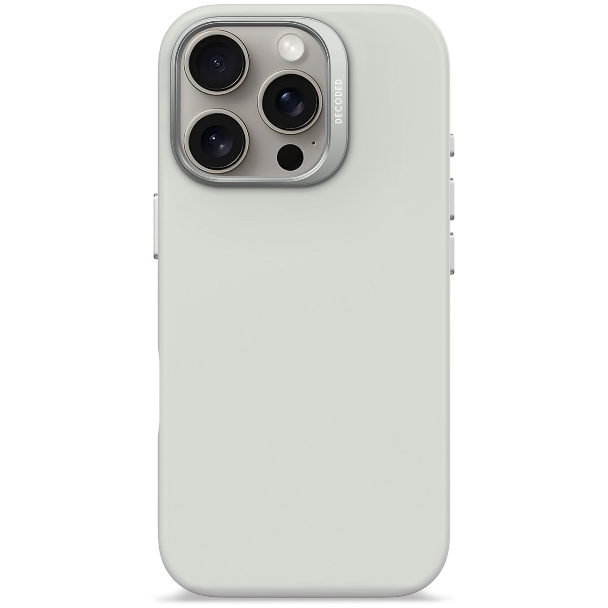 Decoded BackCover MagSafe Silikondeksel til iPhone 16 Pro - Stone Grey