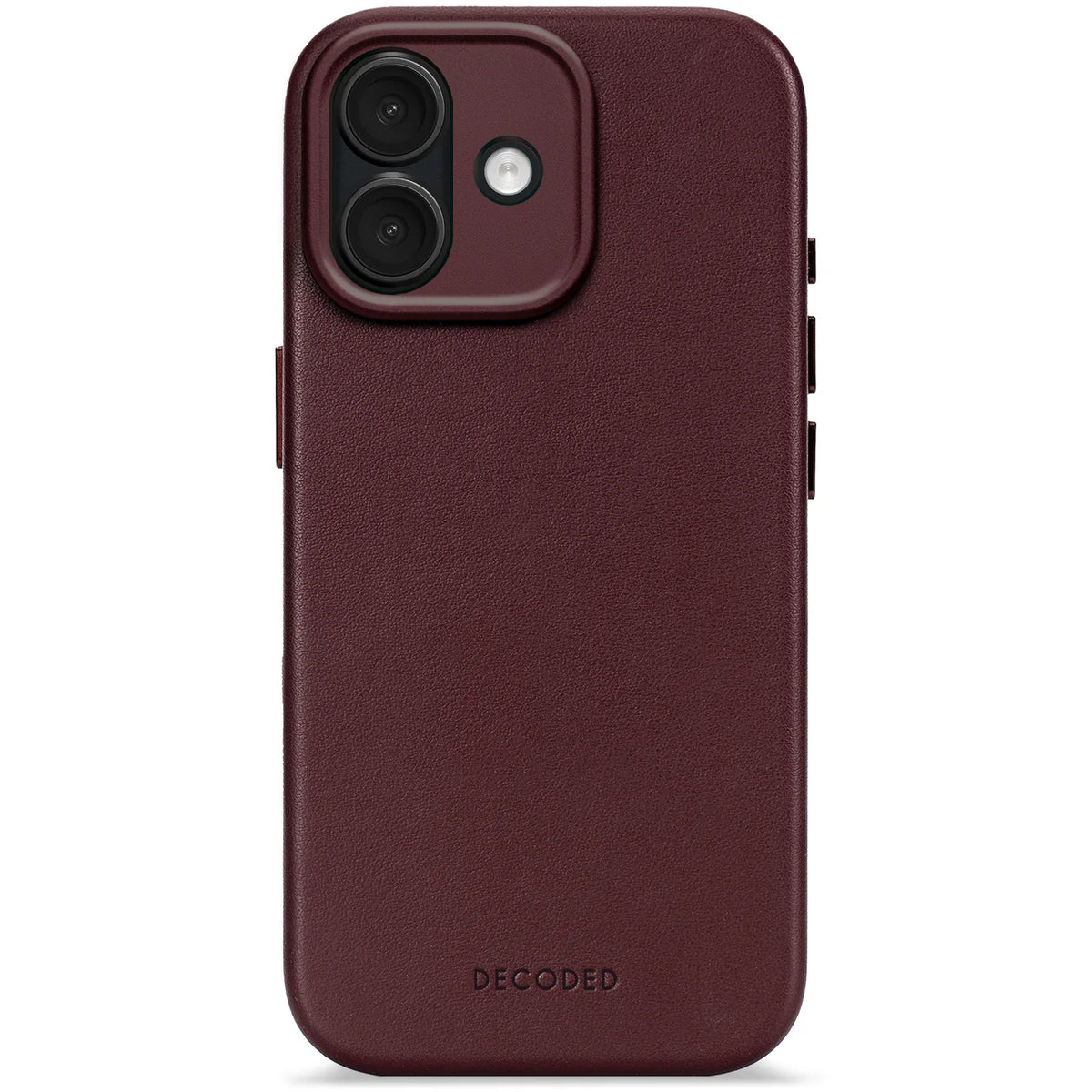 Decoded BackCover MagSafe Skinndeksel til iPhone 17 - Dark Ruby