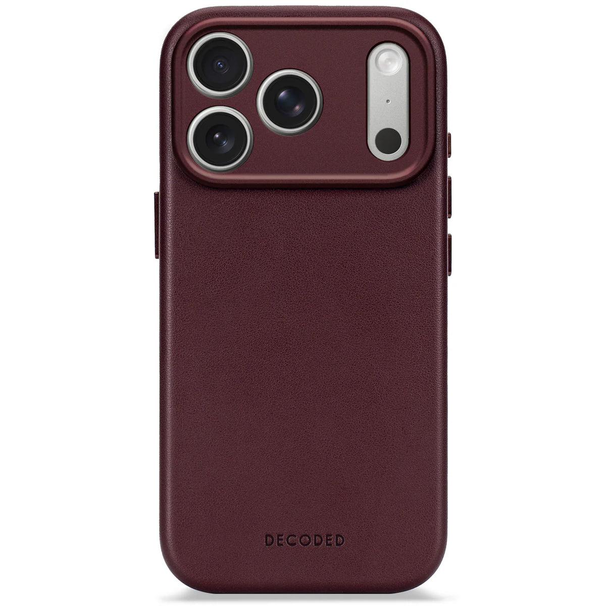 Decoded BackCover MagSafe Skinndeksel til iPhone 17 Pro Max - Dark Ruby