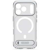 Decoded Hybrid MagSafe Deksel med Stativ til iPhone 18 Pro Max - Frostet hvit