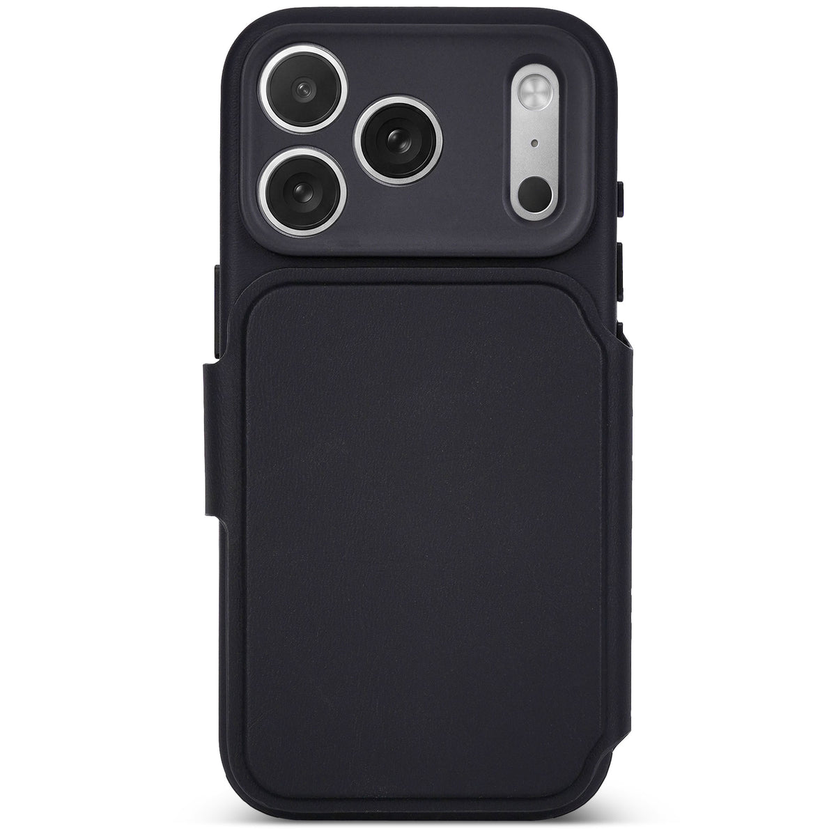 Decoded Lommebokdeksel i silikon med MagSafe til iPhone 18 Pro Max - Phantom Black