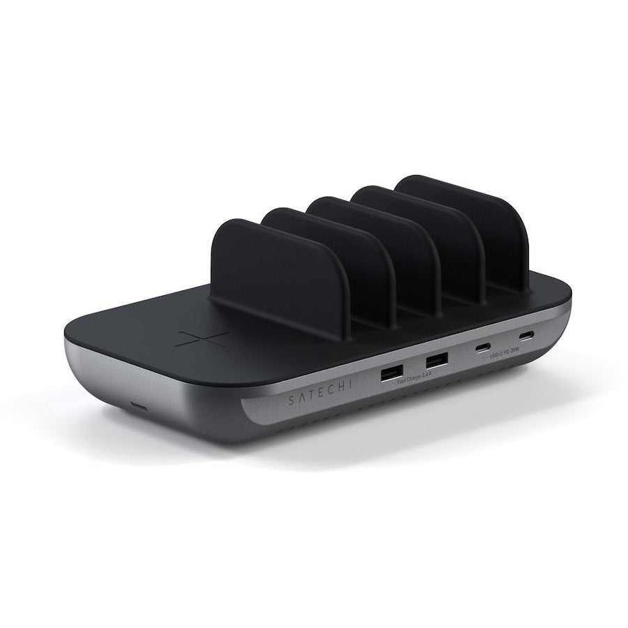Satechi Dock5 ladestasjon med trådløs lading