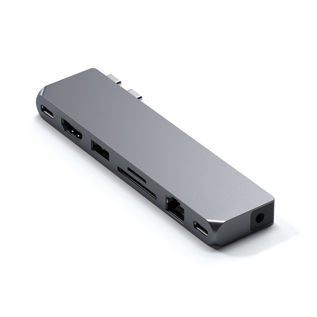 Satechi Pro Hub Max Multiport Adapter - Stellargrå