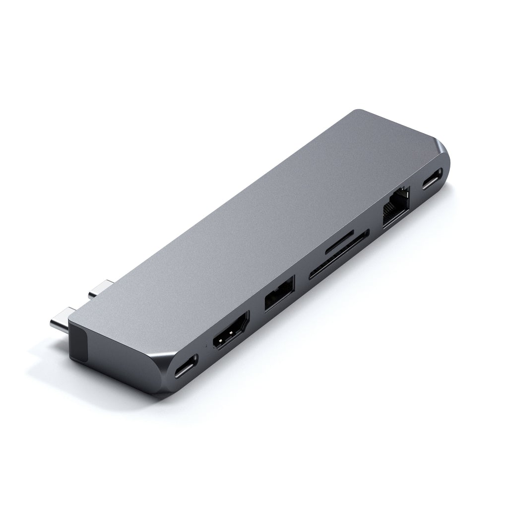 Satechi Pro Hub Max Multiport Adapter - Stellargrå