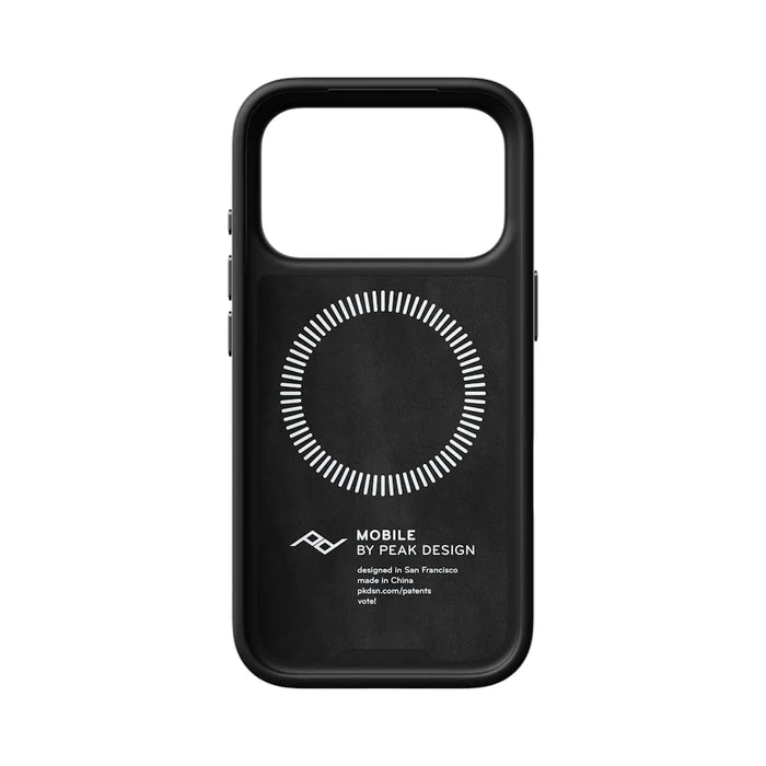 Peak Design Skinndeksel med SlimLink til iPhone 18 Pro - Svart