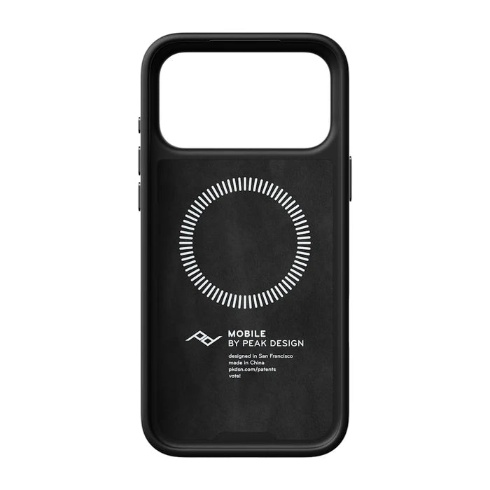 Peak Design Skinndeksel med SlimLink til iPhone 18 Pro Max - Svart