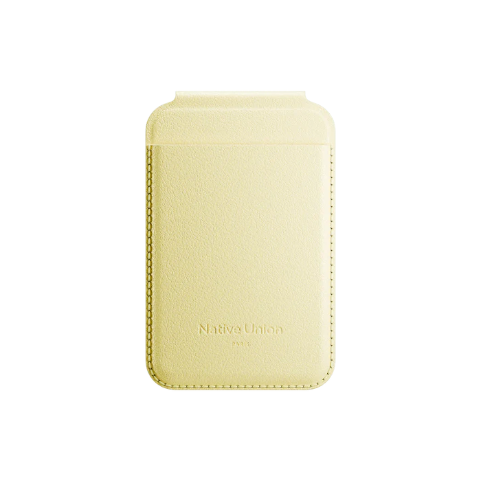 Native Union Magnetisk kortholder med stativ - Lemon
