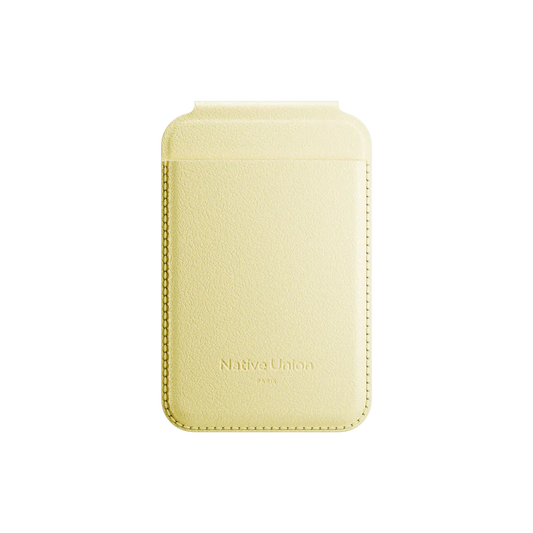 Native Union Magnetisk kortholder med stativ - Lemon
