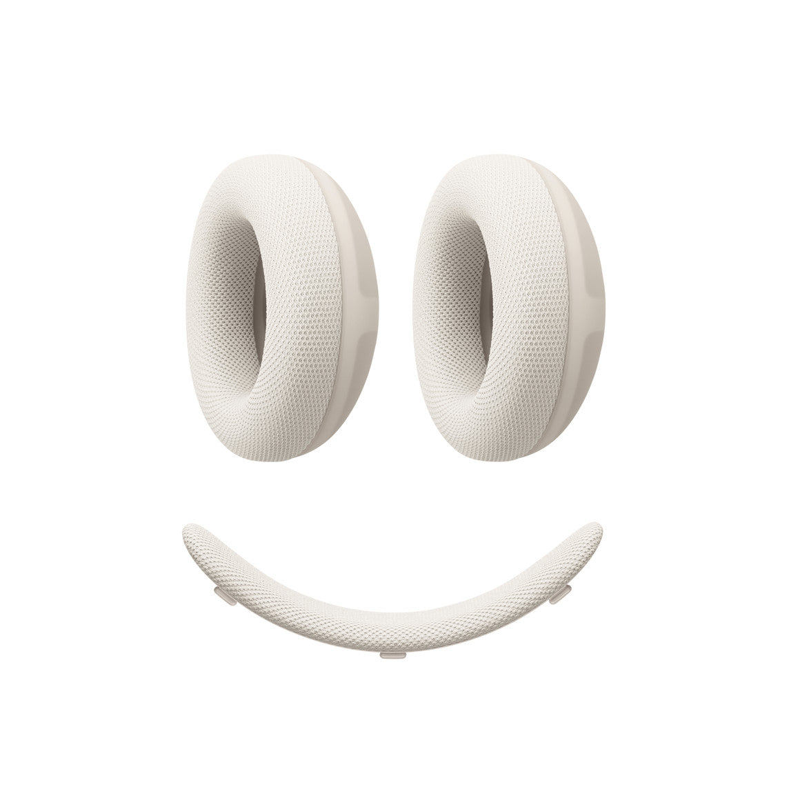 Beats 360 Cushion Kit – Performance Knit-øreputer og -polstring til hodebøyle i porselenshvit
