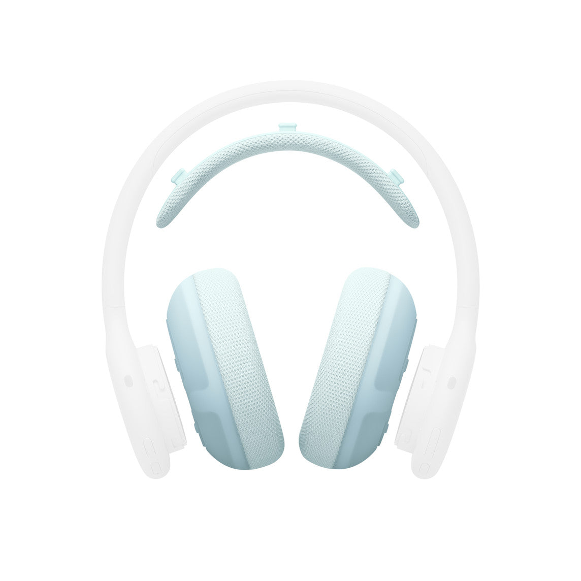 Beats 360 Cushion Kit – Performance Knit-øreputer og -polstring til hodebøyle i himmelblå