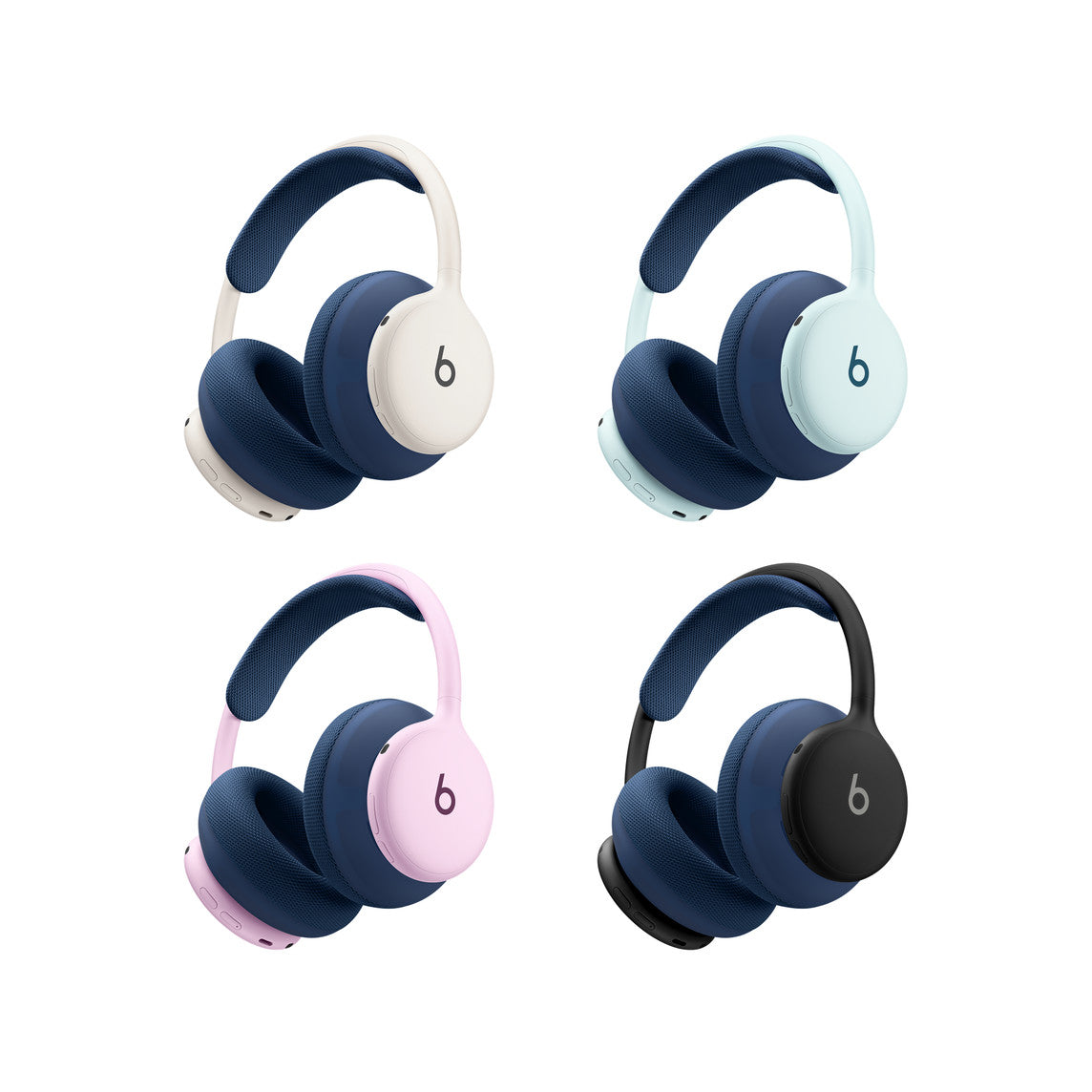 Beats 360 Cushion Kit – Performance Knit-øreputer og -polstring til hodebøyle i marineblå