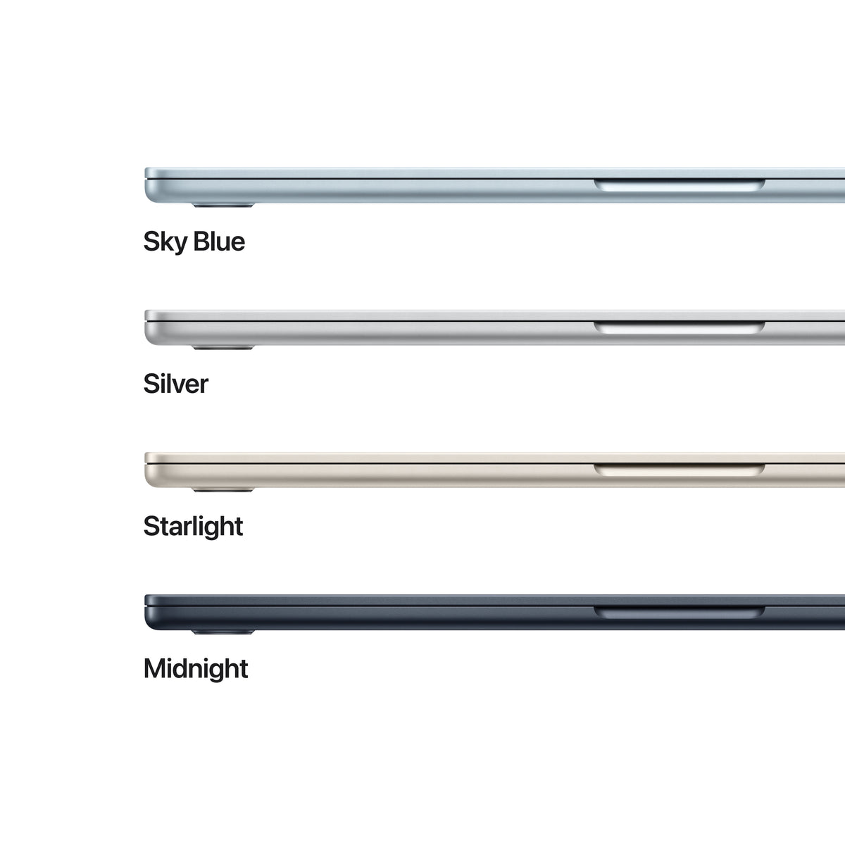 MacBook Air 15-tommer M5 - Midnatt