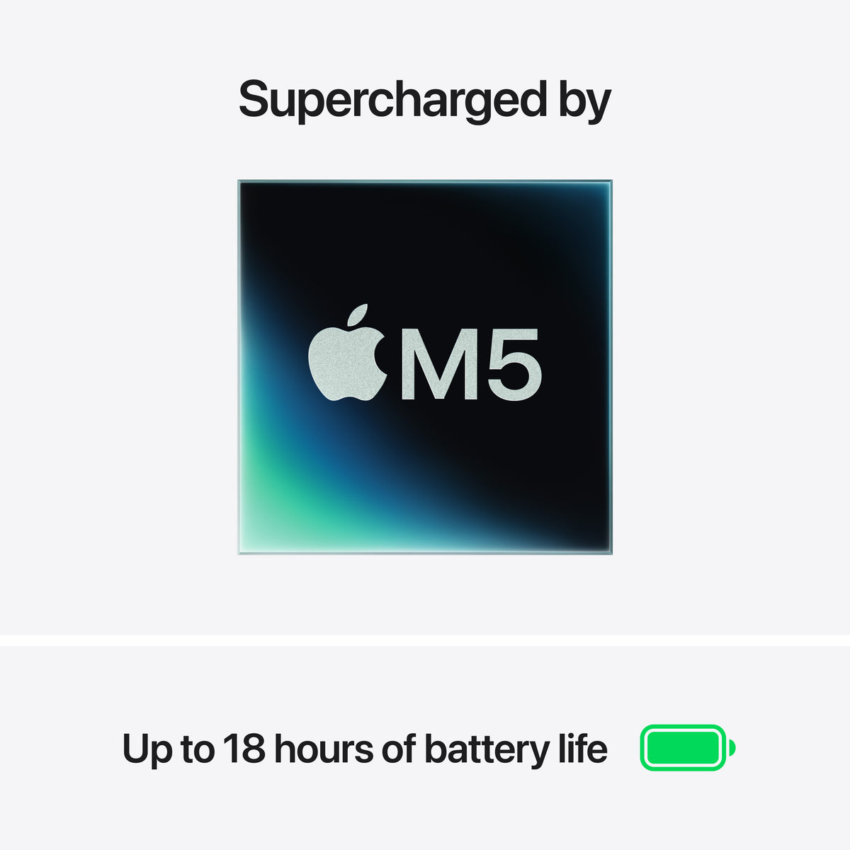 MacBook Air 15-tommer M5 1 TB SSD 32 GB Minne - Sølv