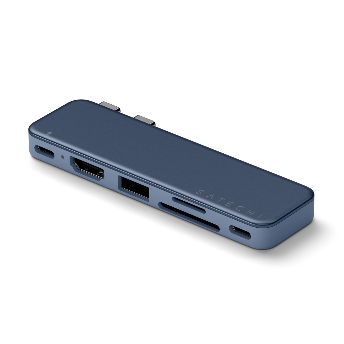 Satechi USB-C Snap Hub til MacBook Neo - Indigo