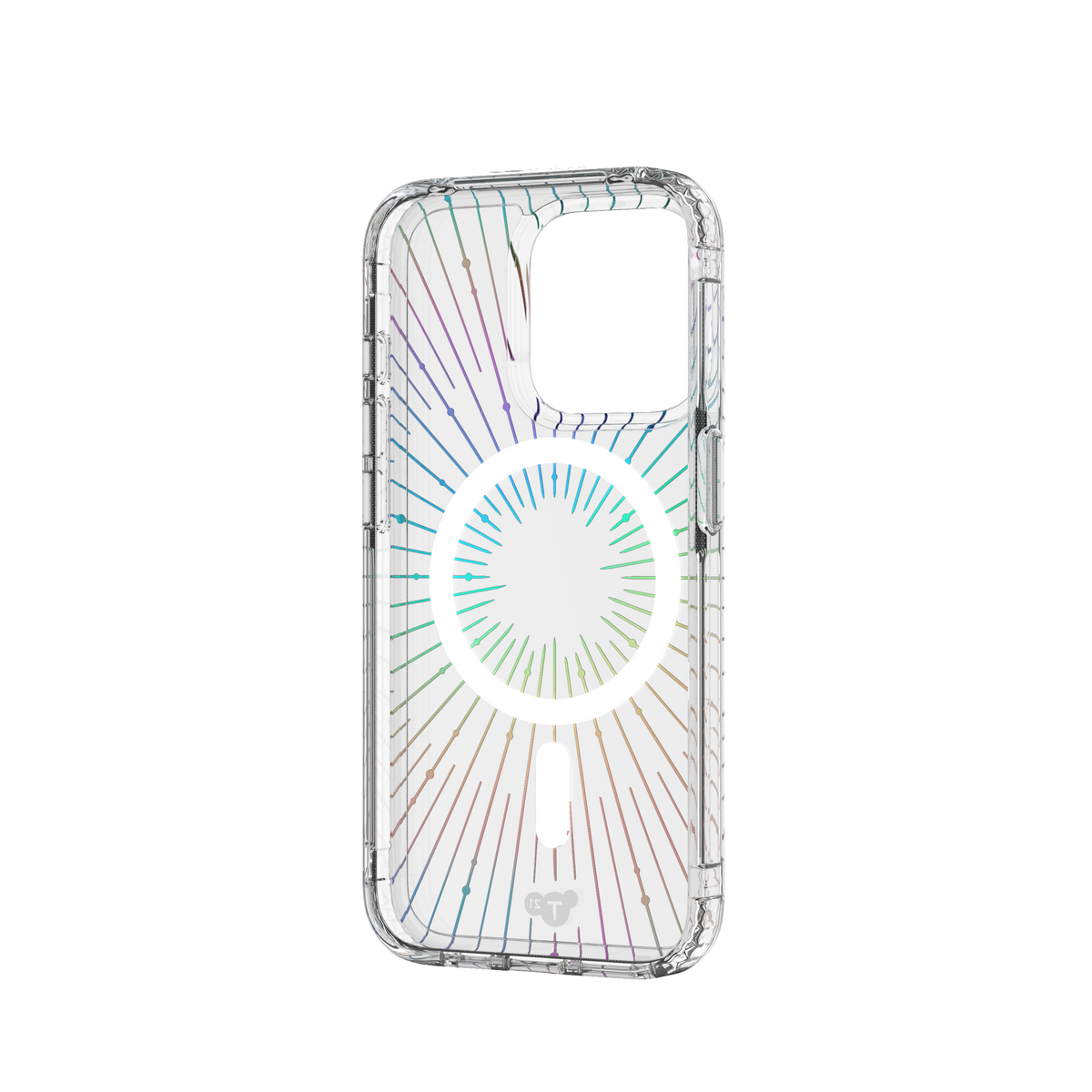 Tech21 Evo Clear Sparkle MagSafe Deksel til iPhone 15 Pro