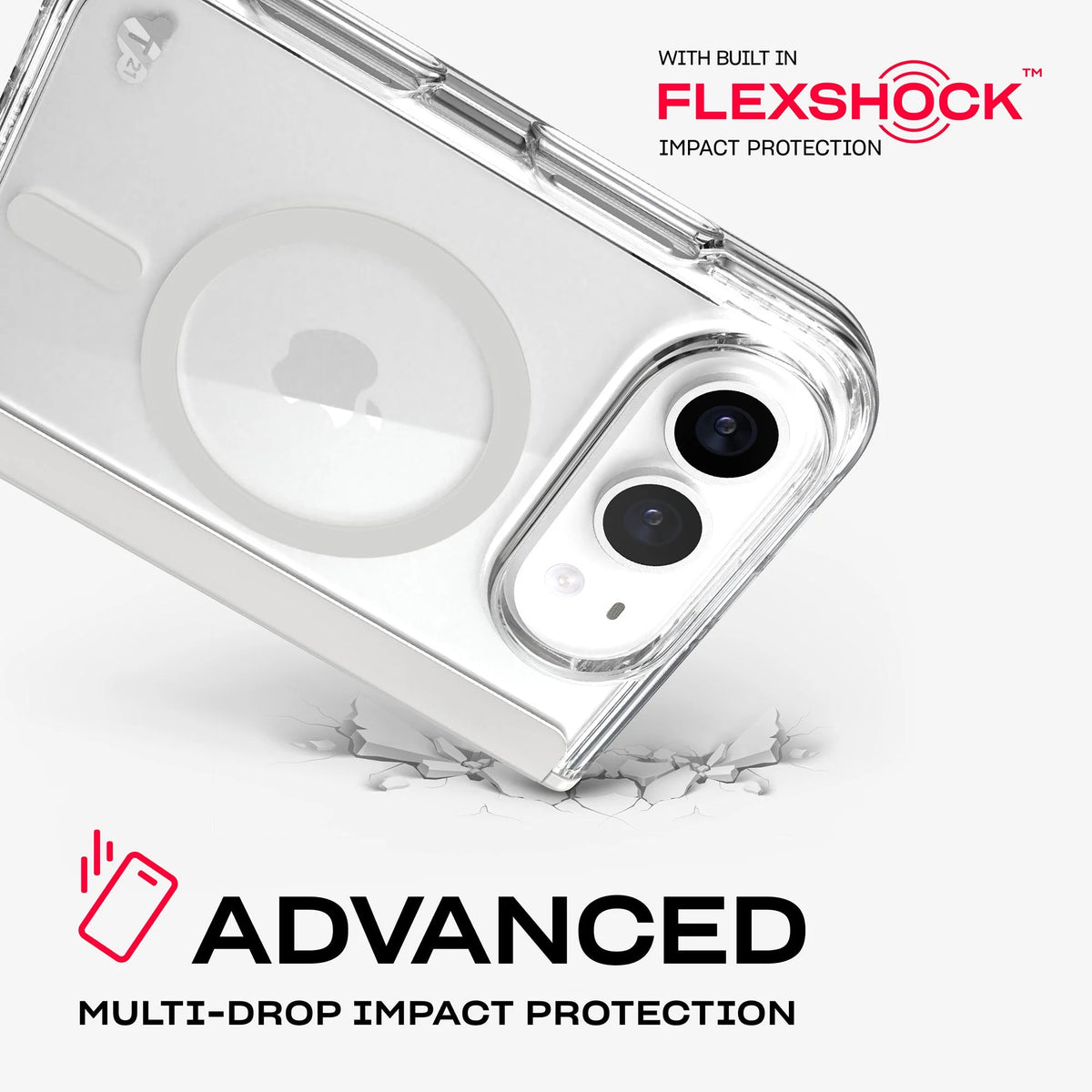 Tech21 EvoClear MagSafe deksel til iPhone Duo