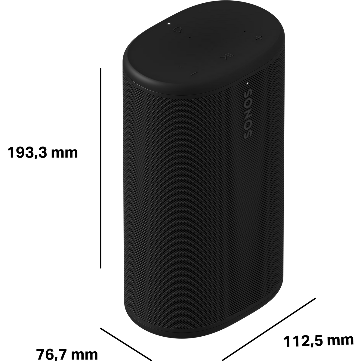 Sonos Play Trådløs bærbar høyttaler - Svart