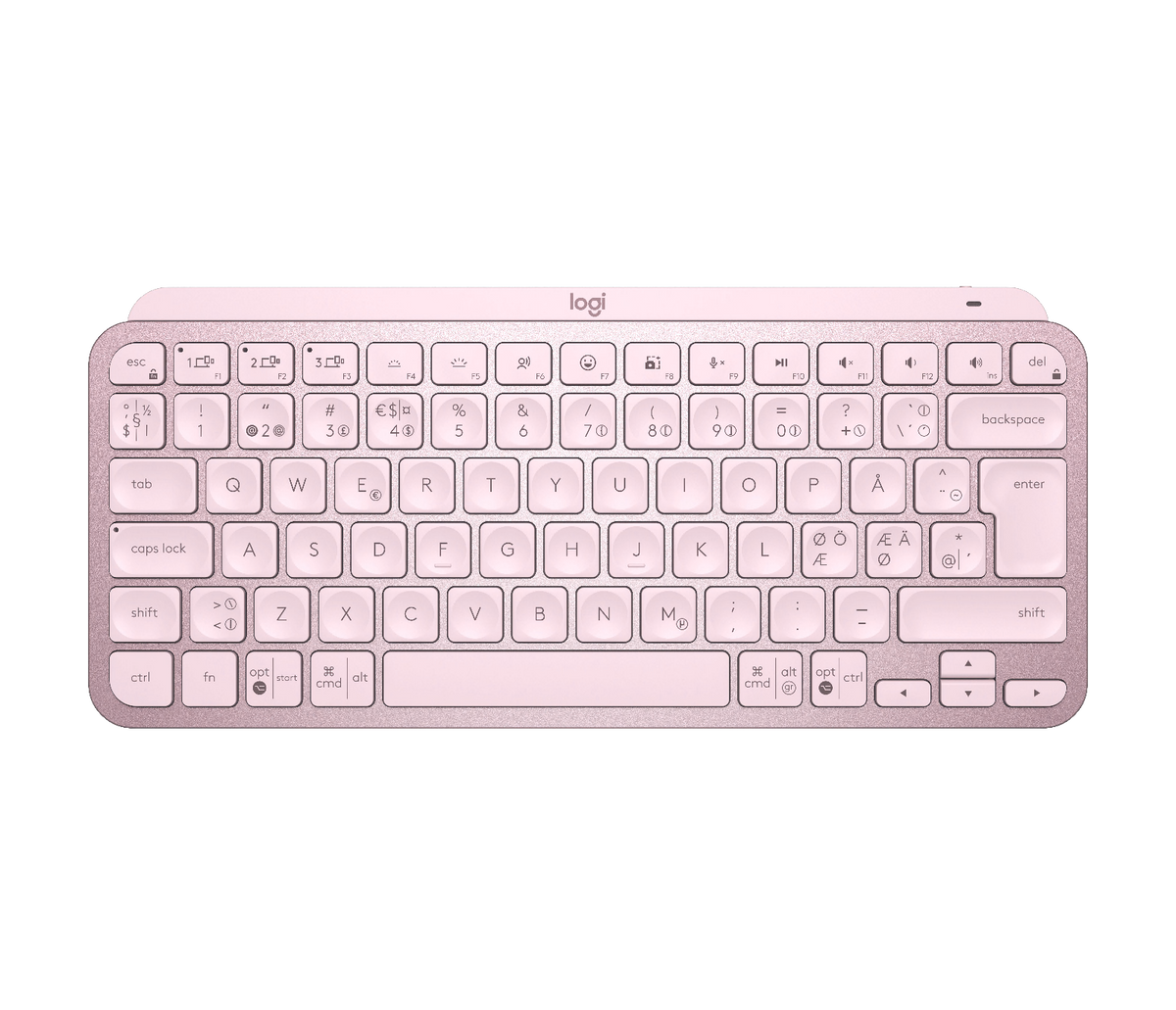 Logitech MX Keys Mini Tastatur - Rosa