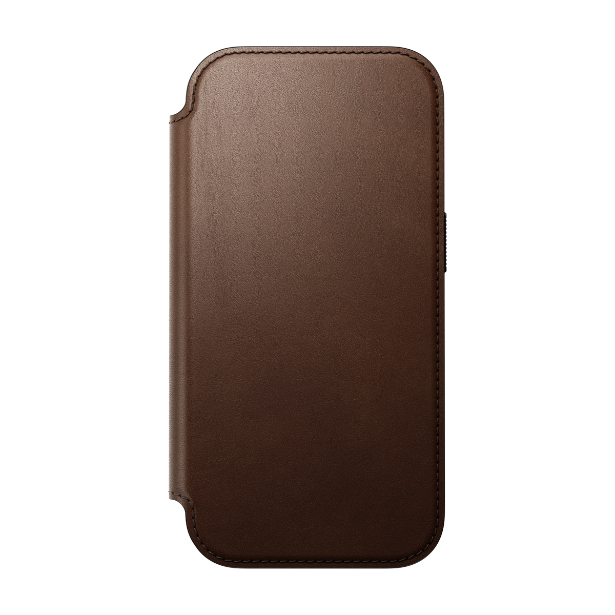 Nomad Lommebokdeksel i skinn med MagSafe til iPhone 18 Pro Max - Brun
