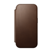 Nomad Lommebokdeksel i skinn med MagSafe til iPhone 18 Pro Max - Brun