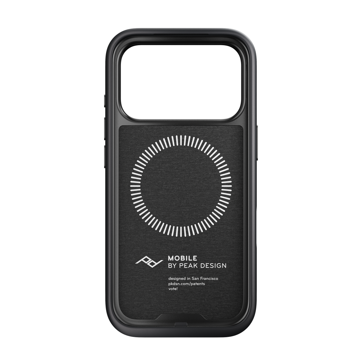 Peak Design Mobile Everyday Fabric MagSafe Deksel til iPhone 17 Pro - Charcoal