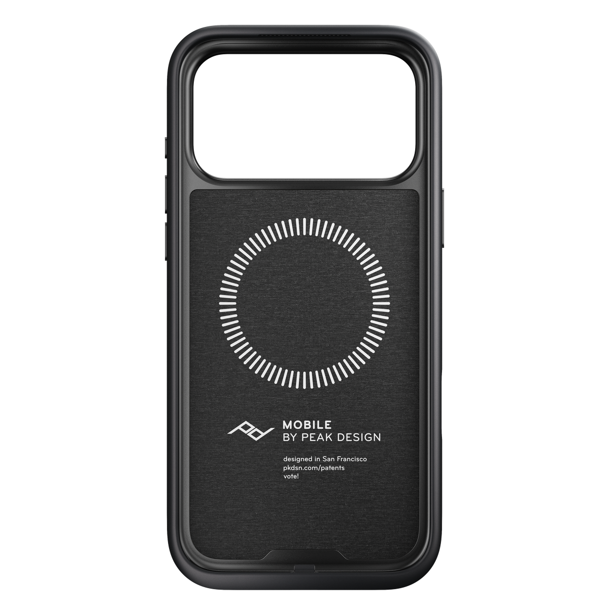 Peak Design Mobile Everyday Fabric MagSafe Deksel til iPhone 17 Pro Max - Charcoal