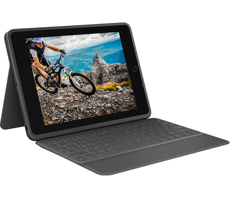 Logitech Rugged Folio Tastatur til iPad 10,2"