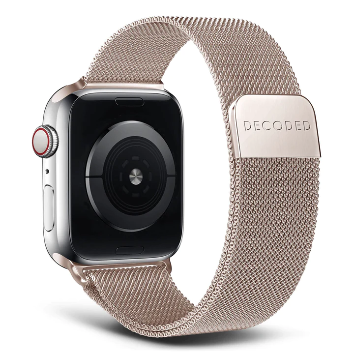 Decoded 49/46 mm Milan strap - Matte Gold