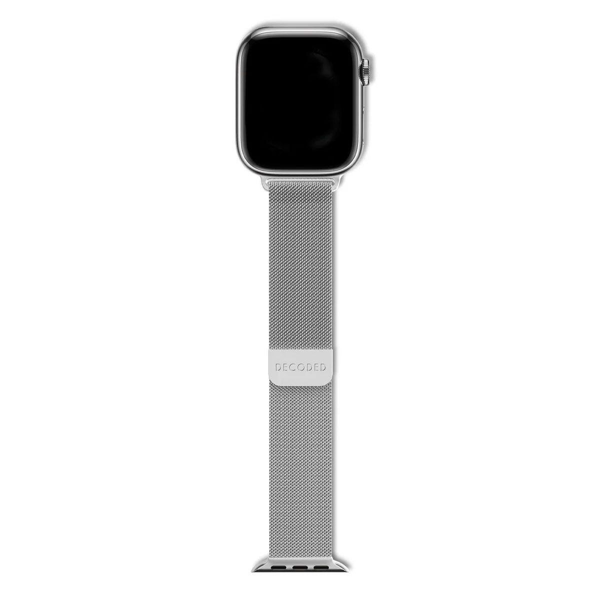 Decoded 42/41 mm Milan strap - Sølv
